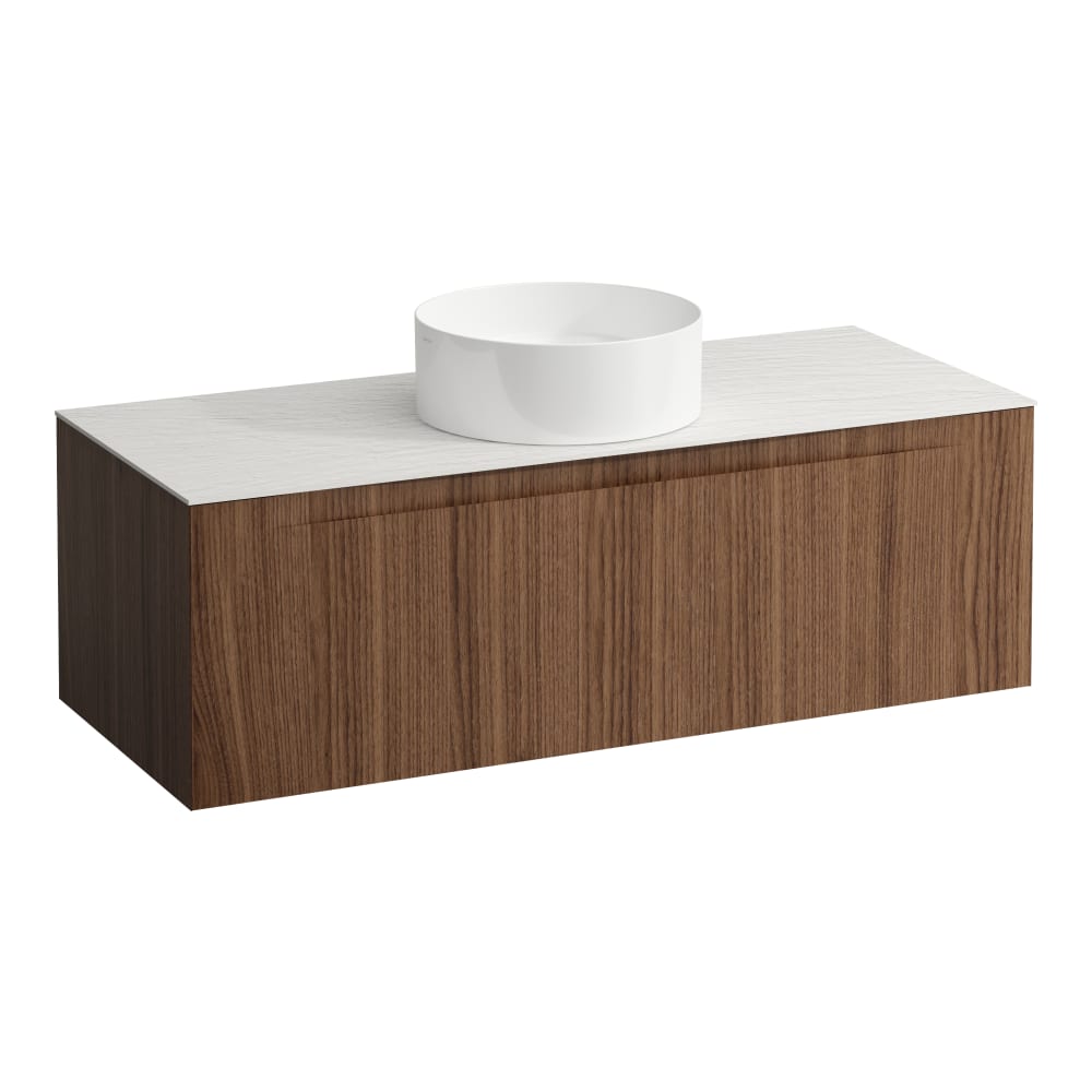Drawer elements Noce canaletto - Real wood veneer ARUN H4141211516301 LAUFEN